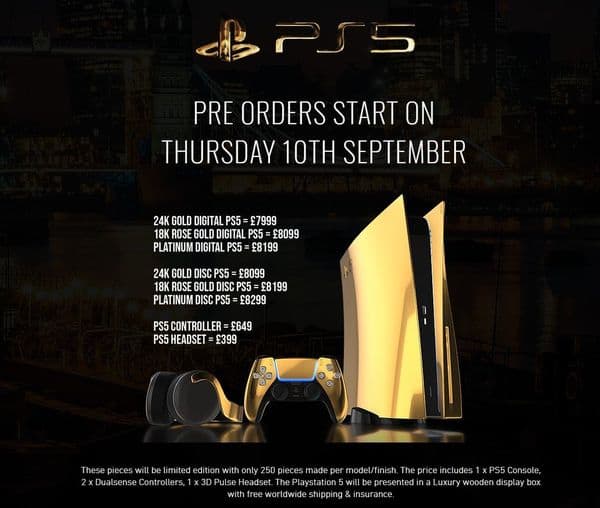 annonce ps5 gold