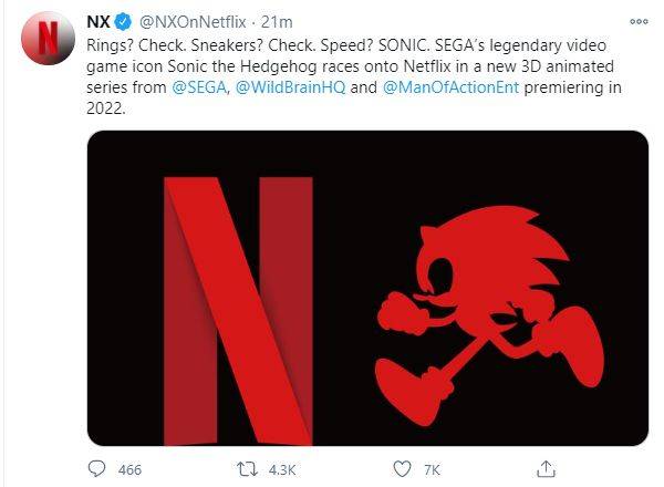 sonic tweet