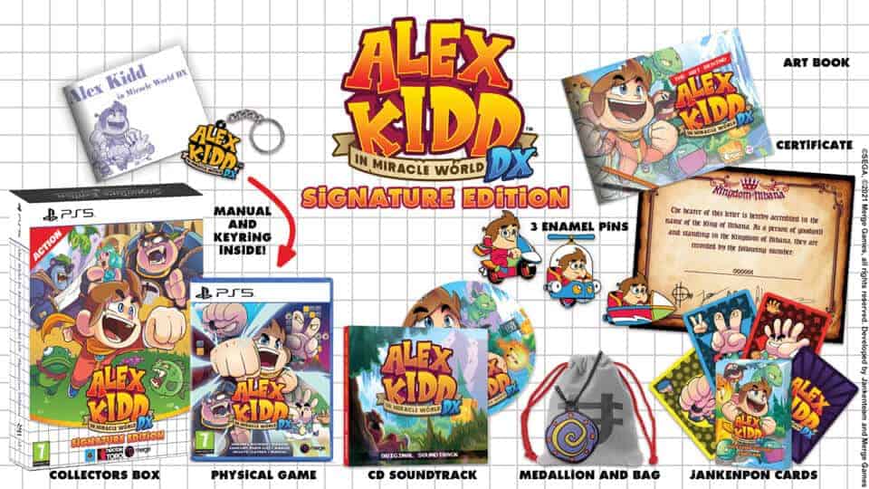 Alex Kid in the miracle world DX Signature Edition
