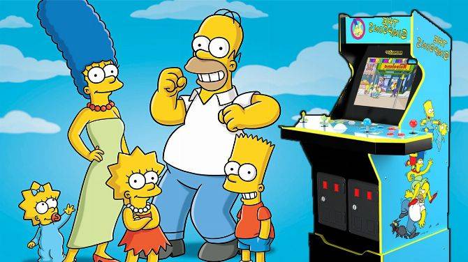 borne simpsons arcade