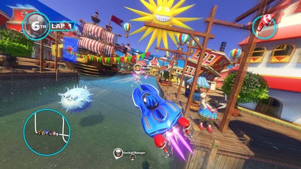 Sonic All Stars Racing Transformed Crash