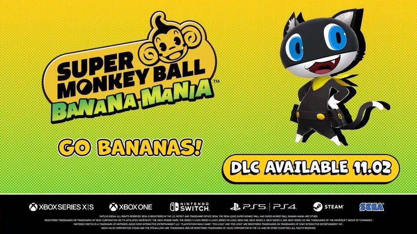 super monkey ball banana mania adopte morgana de persona 5 en dlc 17a665ff w854