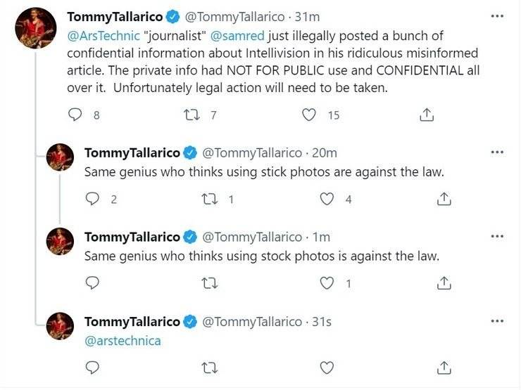 Tommy Tallarico tweets