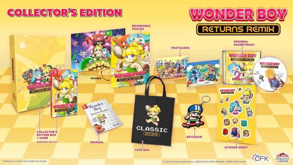 wonder boy returns remix collectors edition