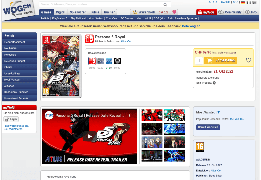 Persona 5 Royal Nintendo Switch 1024x705 1