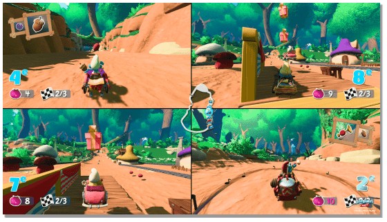 schtroumpf kart