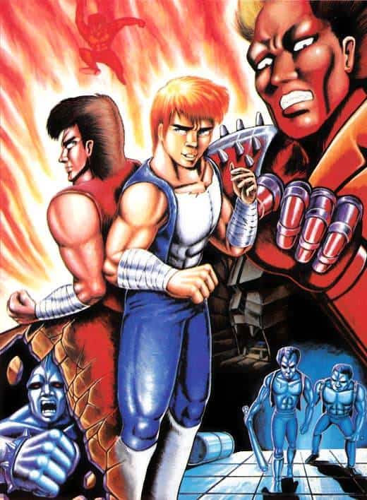 Double dragon artwork