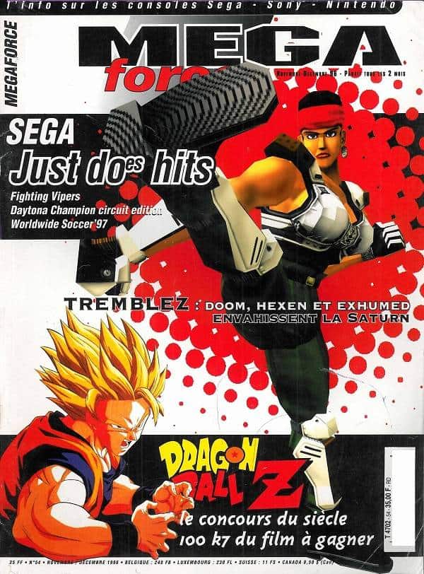 MEGA FORCE FR 54 NOVEMBRE DECEMBRE 1996