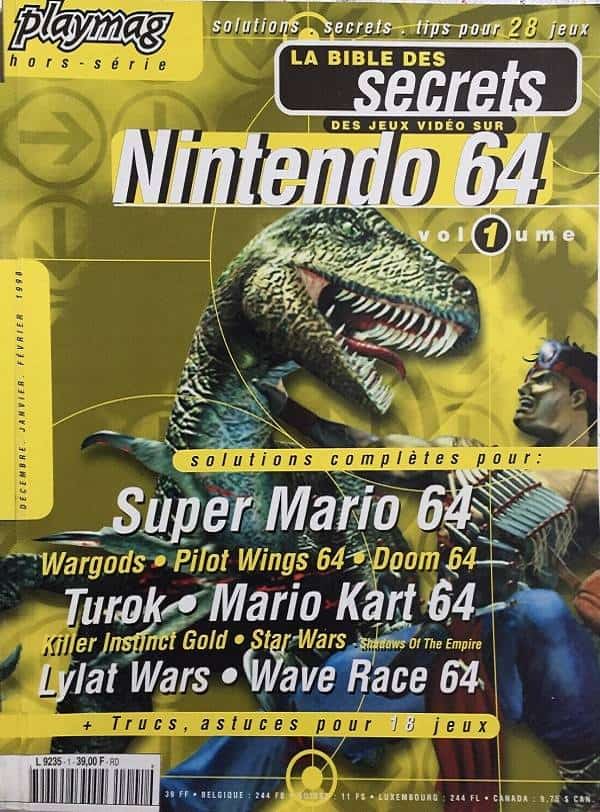 PLAYMAG 1.0 HS NINTENDO 64 DECEMBRE JANVIER FEVRIER 1998
