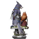 Monster Hunter Rise Cahoot Palamute Statue 03