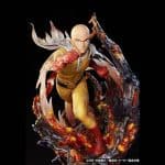 One Punch Man Saitama figure 2 figure close up