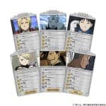Fullmetal Alchemist Board Game 8 character cards in Japanese