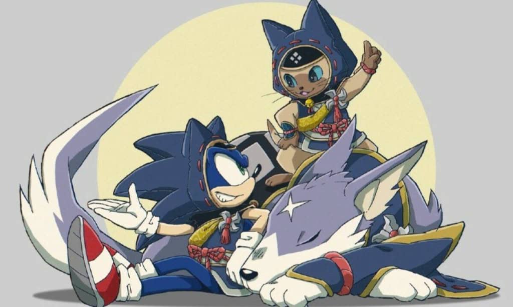 Une image concernant le Crossover Monster Hunter Rise x Sonic dévoilé ...