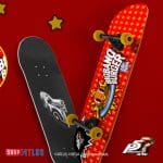 Persona 5 Big Bang Burger Skateboard Announced