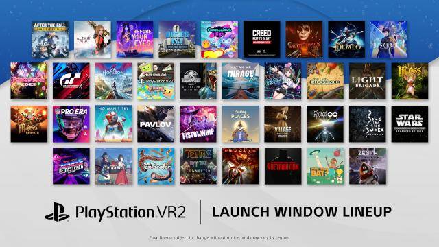 playstation vr2 launch window lineup revealed 1