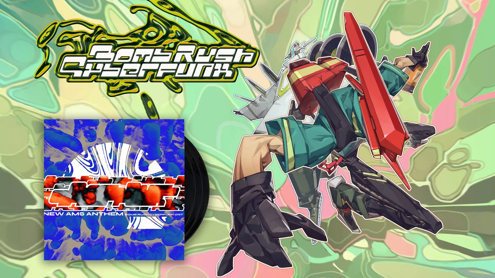 bomb rush cyberfunk vinyle