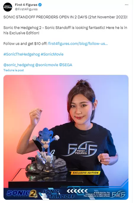 sonic figurine