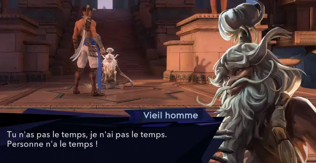 prince of persia the lost crown dialogue