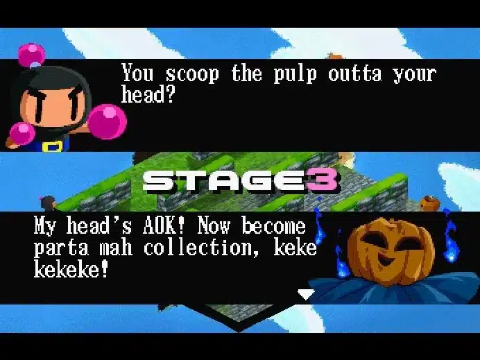 saturn bomberman fight
