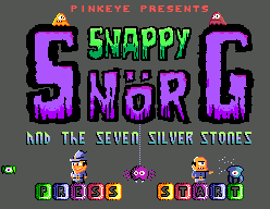 AlexKiddInMiracleWorld SMS SnappySnorgAndTheSevenSilverStones Mod Title