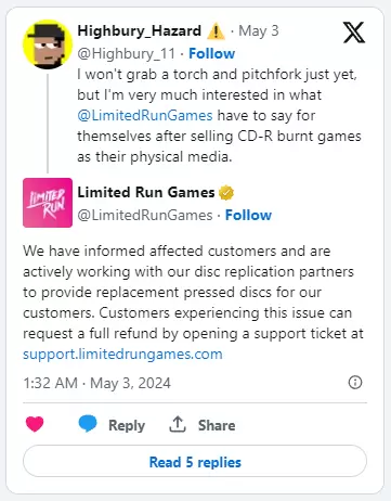 limited run games