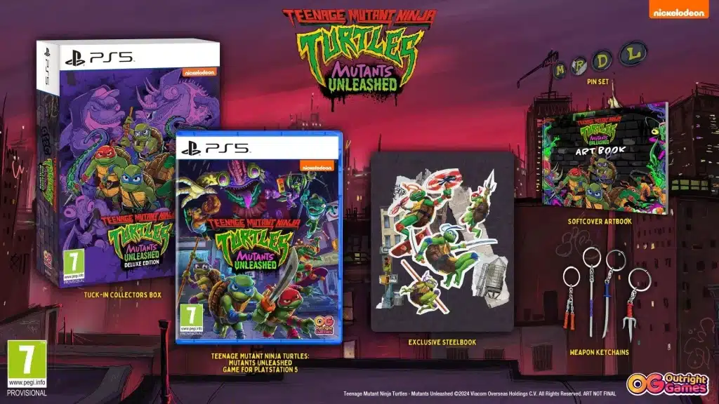 tortues ninja mutants dechainent edition deluxe ps5 scaled