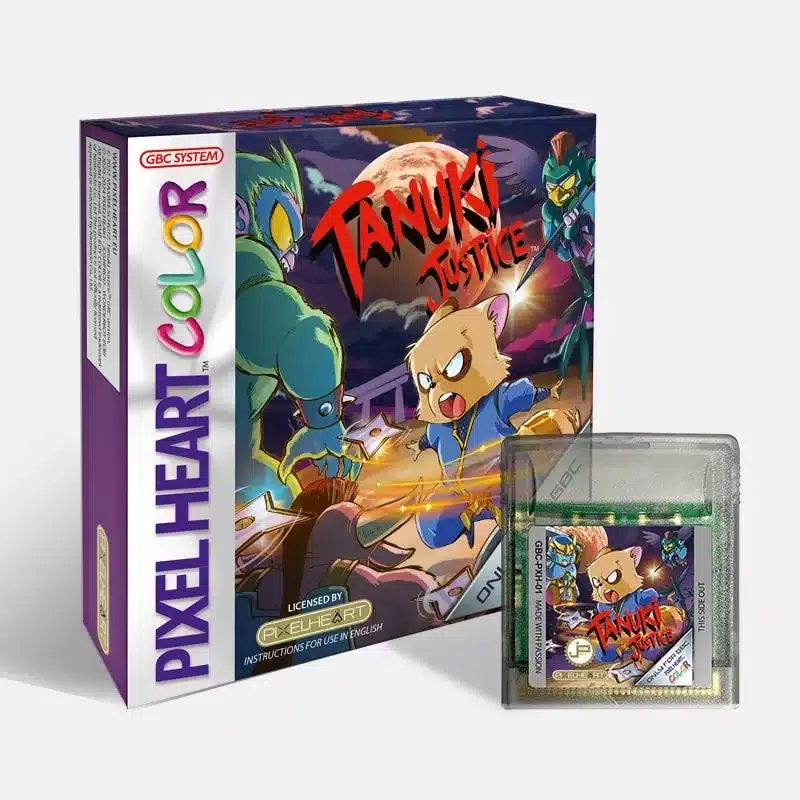 box cartridge tanuki justice gbc pal