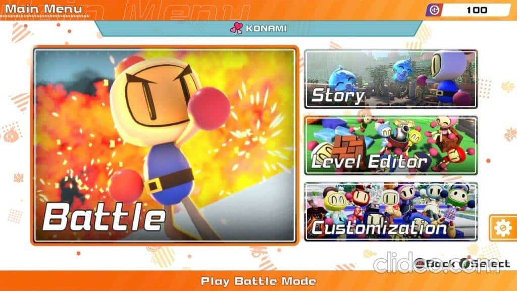 superbombermanr2 menu