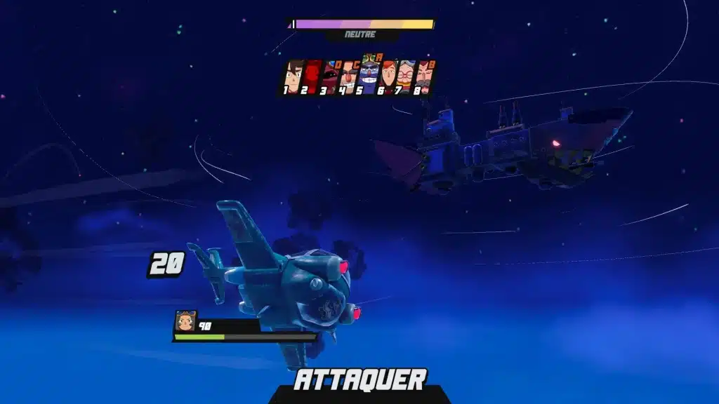 Les combats dans Sky Ocean Wings for Hire