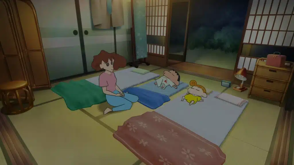 Tout le monde rentre dormir la nuit dans shiro and the coal town
