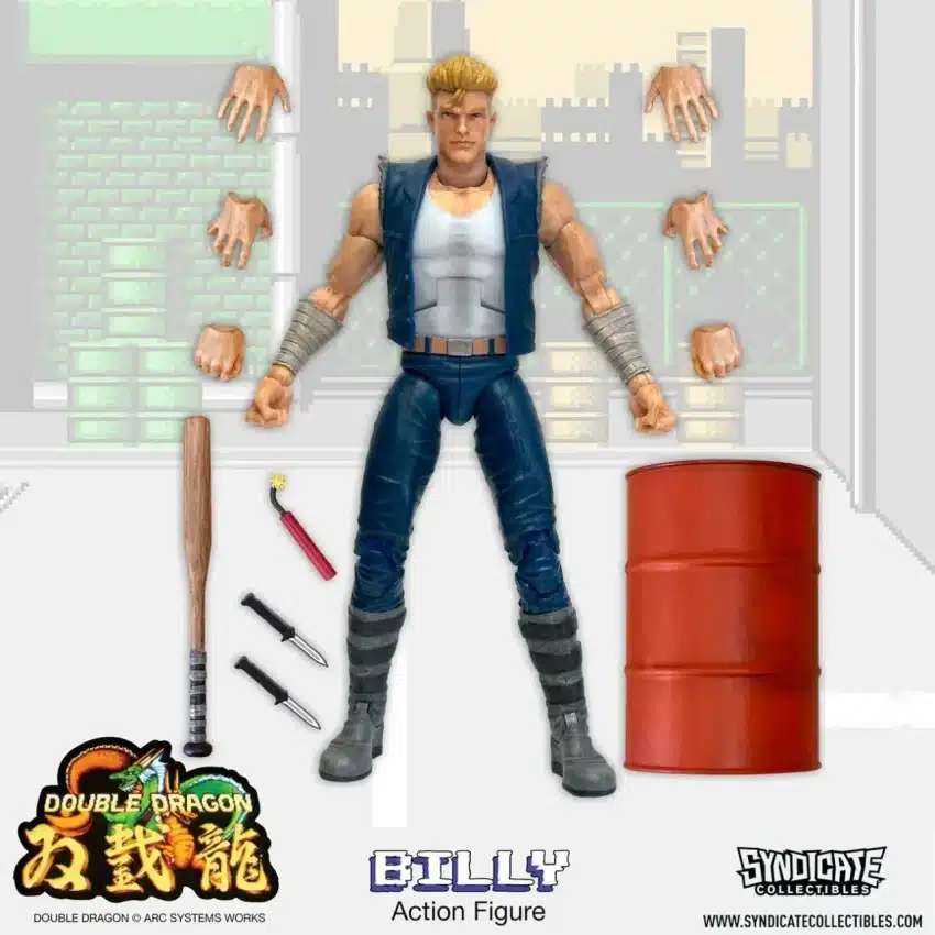 double dragon syndicate collectibles billy lee scaled