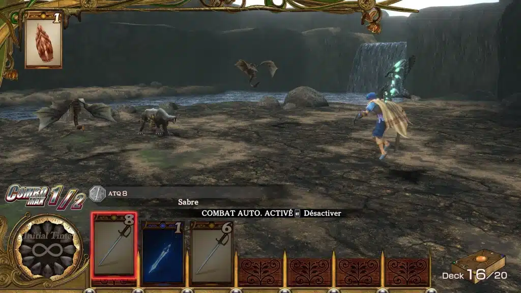 Le mode de combat avec armes et Magnus