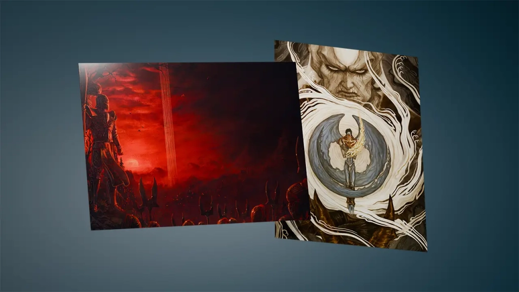 book of nosgoth artcards blue scaled