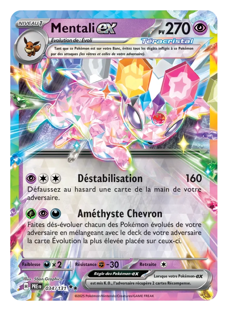 pokemon ecarlate et violet evolutions prismatiques fr mentali ex scaled