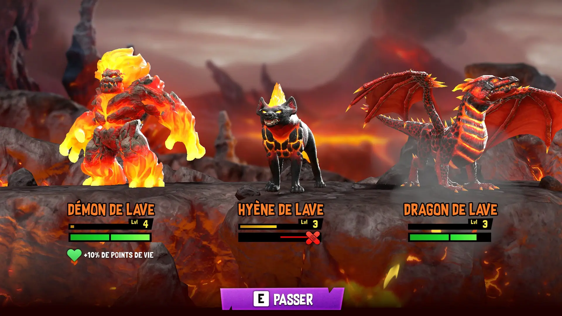 Les créature de lave dans Eldorado Creatures Shadowfall