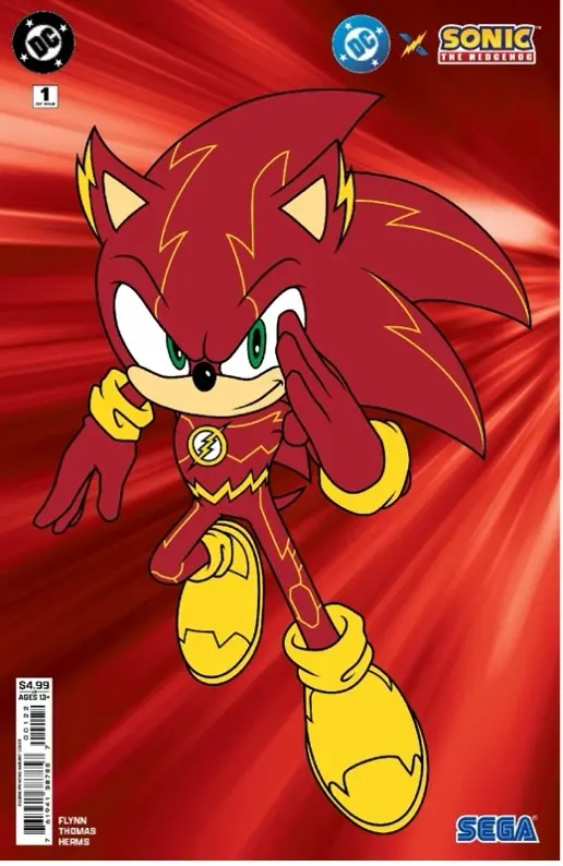 dc x sonic issue 1 variant cover