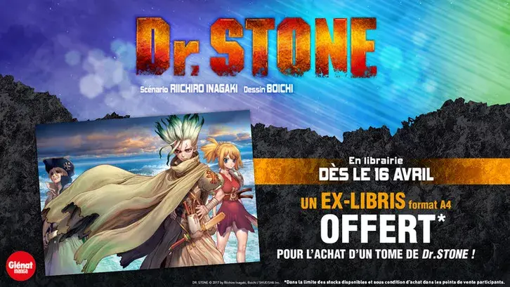 dr stone ex libris glenat