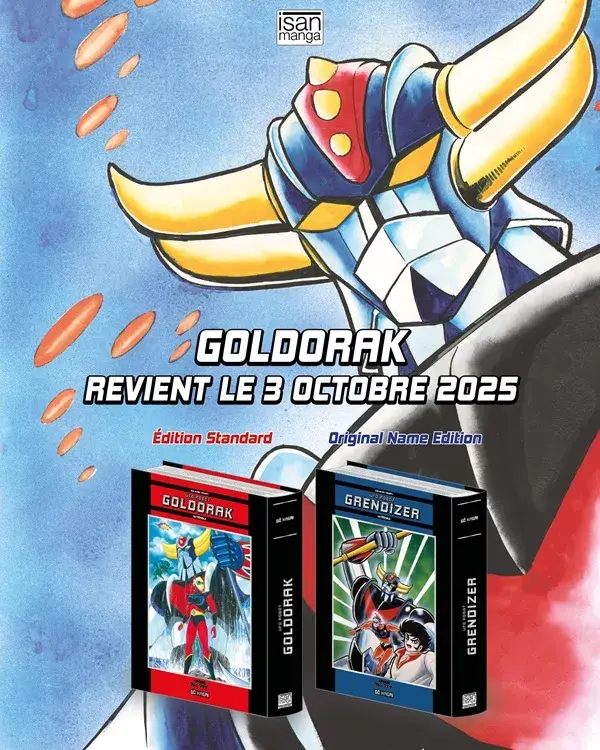 goldorak one shot isan manga annonce
