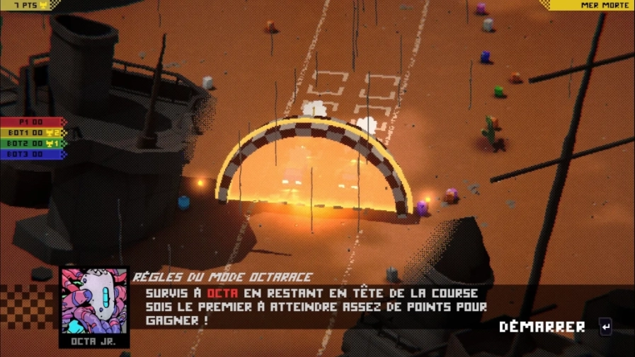 Les décors un peu moins "self made" dans OctoRace