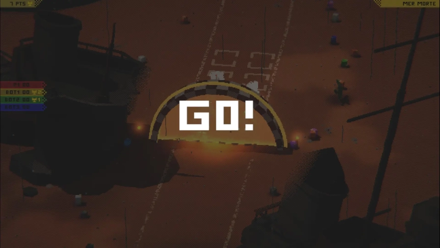 Les bruitages et la voix off d'OctoRace