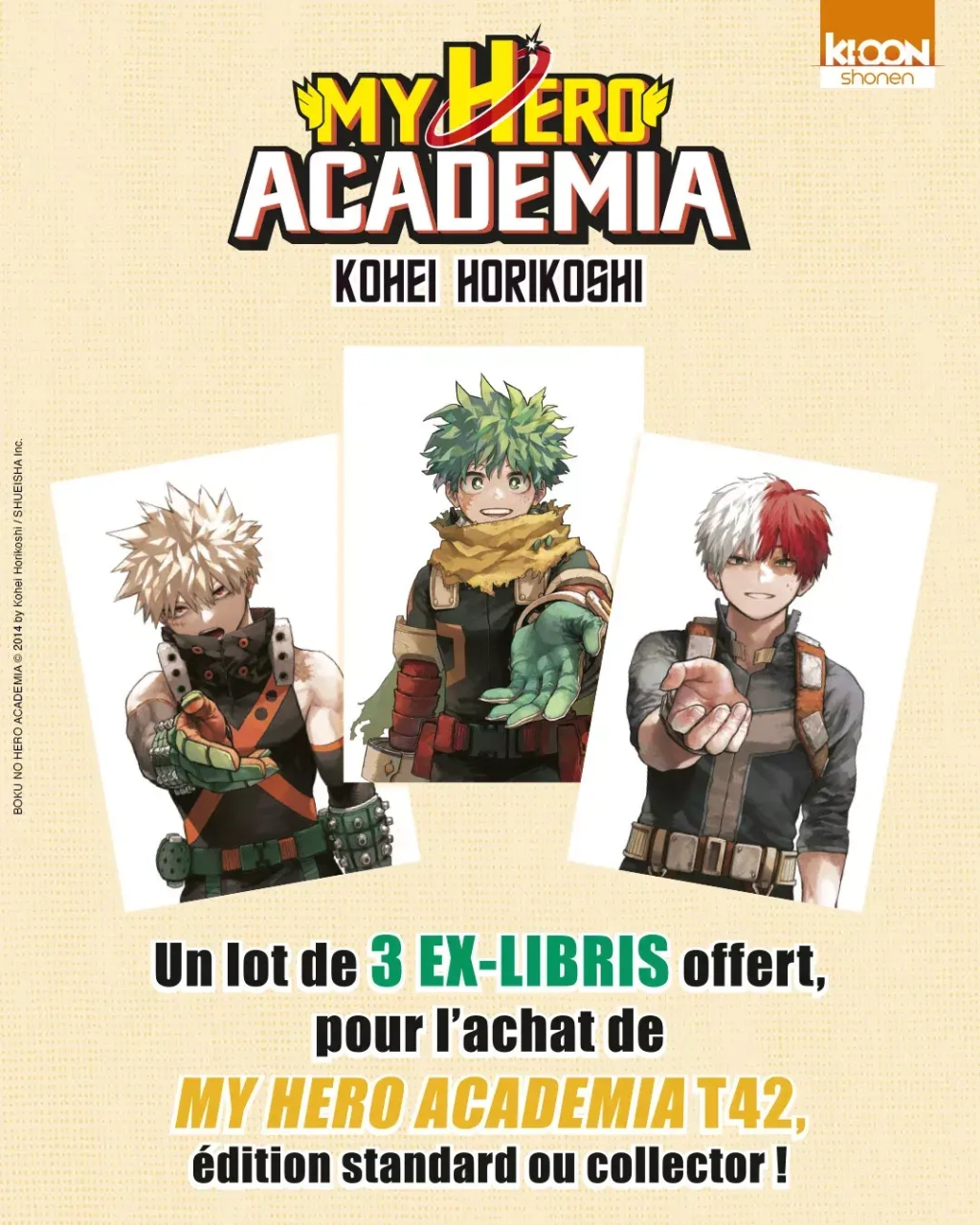 my hero academia ex libris ki oon annonce scaled