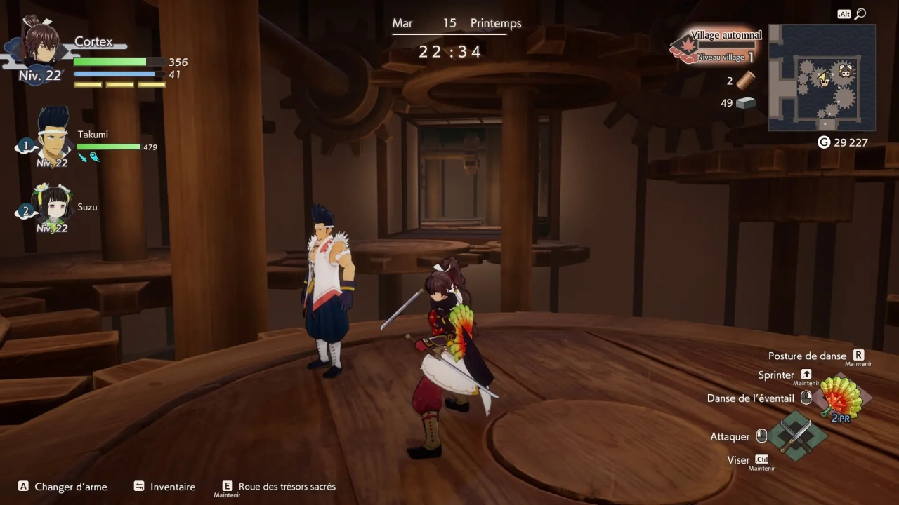 Le cycle jour nuit de guardians of azuma est parfois malvenu