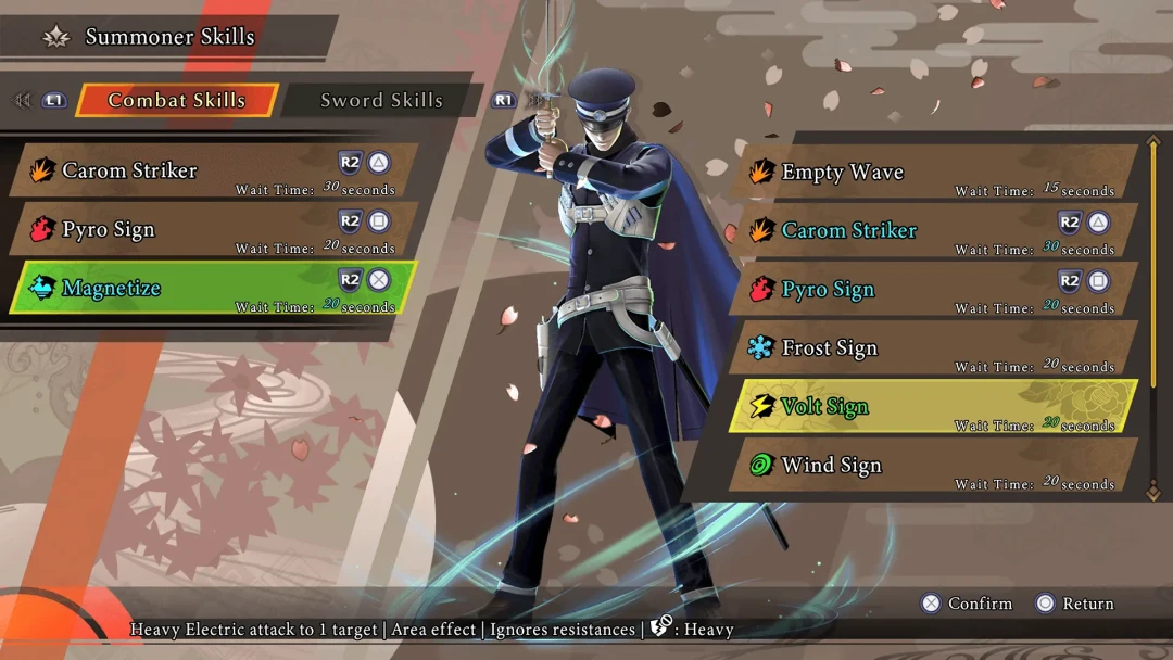 raidou customize special skill screenshot
