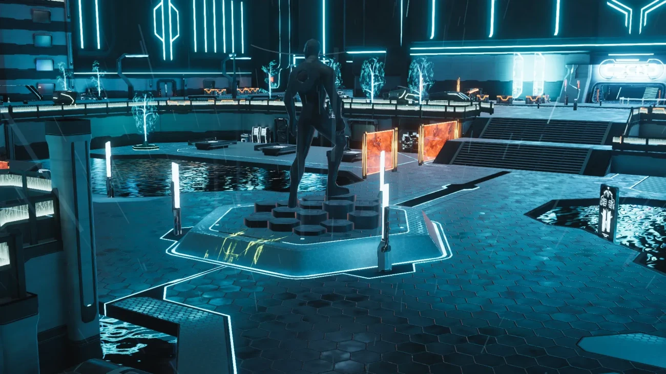 Entre textures et jeux de lumière, tout est fluide et dynamique dans Tron Catalyst