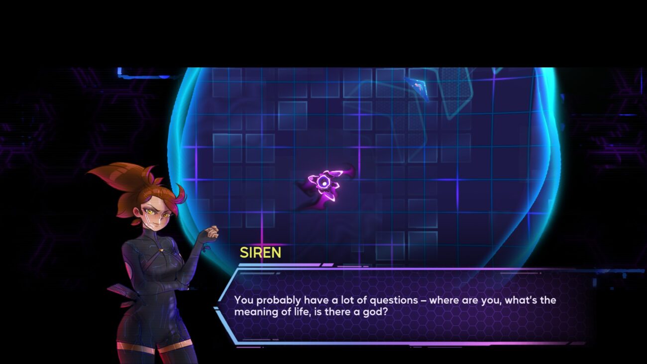 La phase tutoriel de Galactic Glitch