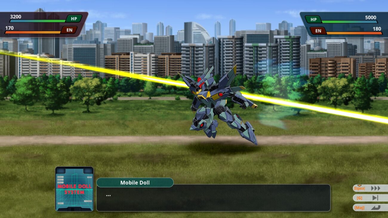 Une bande son en accord avec les références présentes dans Super Robot Wars Y