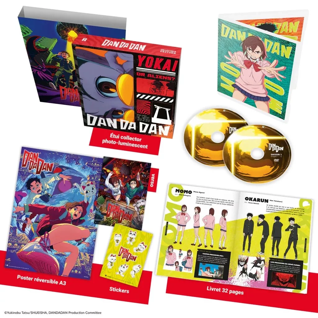 dandadan saison 1 dvd collector interieur
