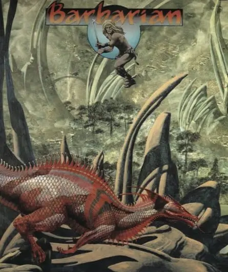 deans barbarian cover left and the in game dragon it inspired right 445x530 1