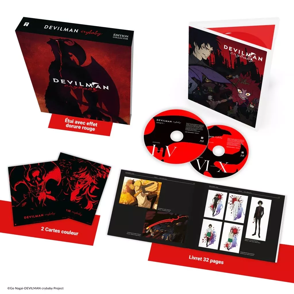 devilman crybaby collector blu ray interieur all the anime