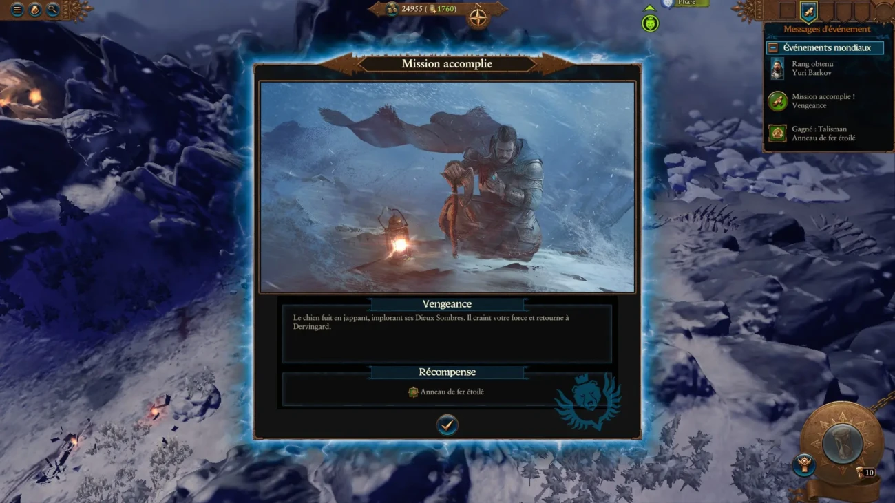 La victoire attendue dans Warhammer 3